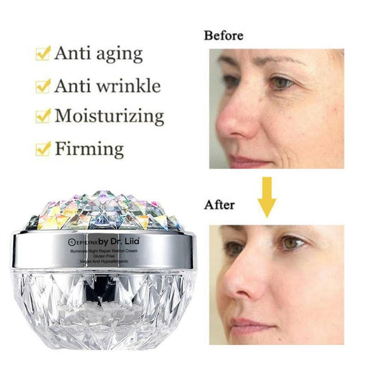 Illuminate Night Repair Retinol Cream for Glowing and Smooth Skin