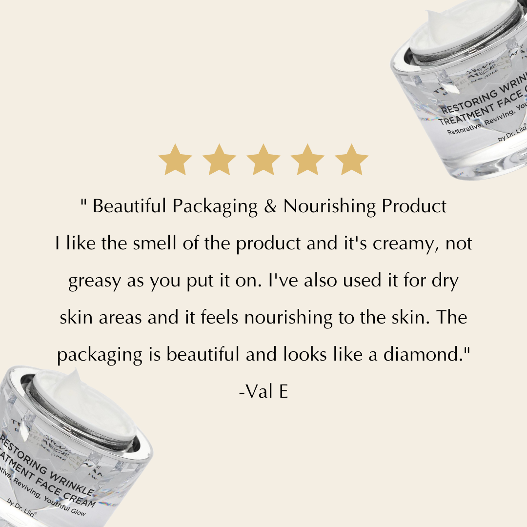Award Winning Restoring Wrinkle Treatment Face Cream for Mature Skin