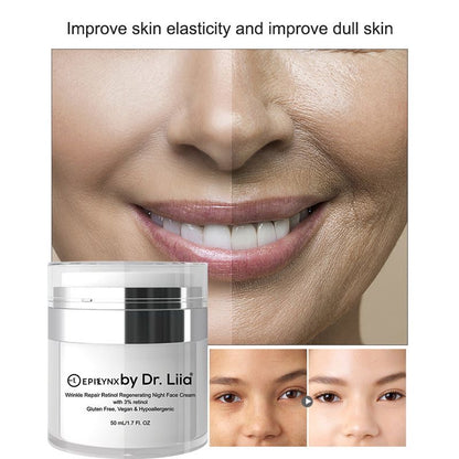 Illuminate Night Repair Retinol Cream for Glowing and Smooth Skin