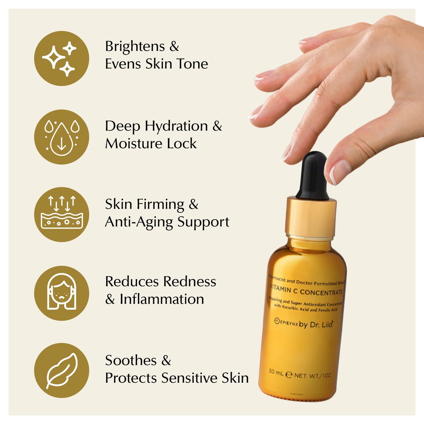 Brightening Vitamin C Serum - Skin Damage Repair